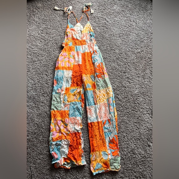 Illa Illa Beachy Patchwork Jumpsuit - Picture 1 of 8